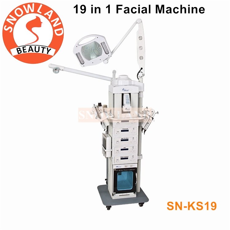 China Multifunction 19 in 1 face beauty machine water dermabrasion / diamond microdermabrasion machine face cleaning machine factory