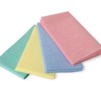 China Durable Polyester Non Woven Clothing , Twill Pattern Non Woven Kitchen Wipes factory