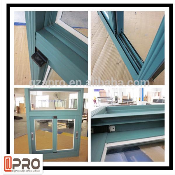 Quality Easy Maintenance Aluminium Sliding Windows Powder Coating Surface Treatment for sale