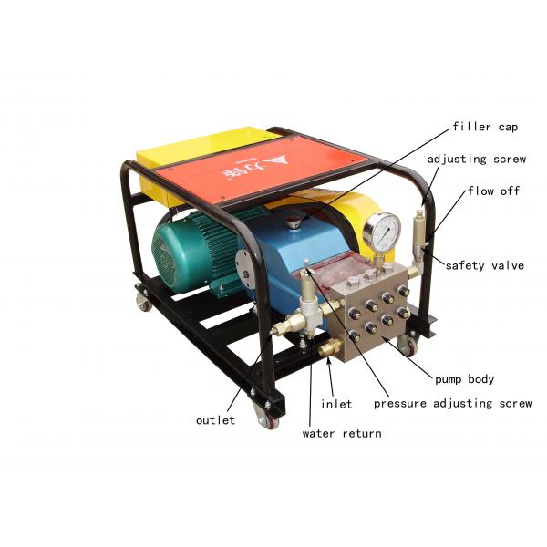 Quality 7500W Industrial High Pressure Cleaners Jet Cleaning Machine For Oil Pipes for sale