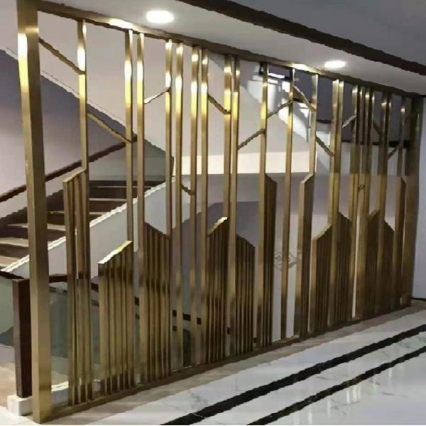 Quality Laser Cut Metal Room Dividers Decorative Customized Metal Screen Partition for sale