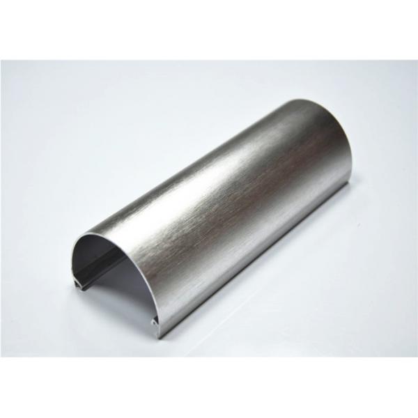 Quality Shinning Brush Silver  Aluminium Profile Extrusion for Handrail 6063-T5 for sale