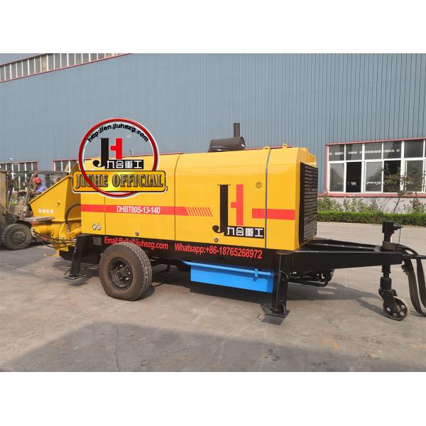 Quality HBT6013K 60m3/H Diesel Stationary Trailer Mounted Concrete Pump for sale