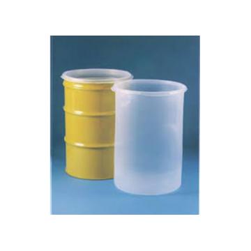 Quality Transparent Straight Bottom Clear Drum Liners , Disposable Rigid Drum Liners for sale