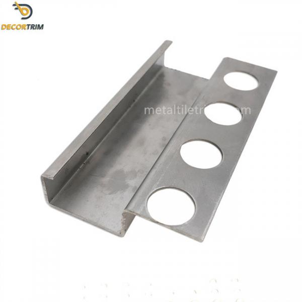 Quality 12mm Brush Stair Nosing Tile Trim Stainless Steel 304 Material for sale
