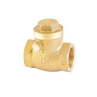 Quality Female Threaded Manual Brass Swing Check Valve 3 Inch Swing Check Valve for sale