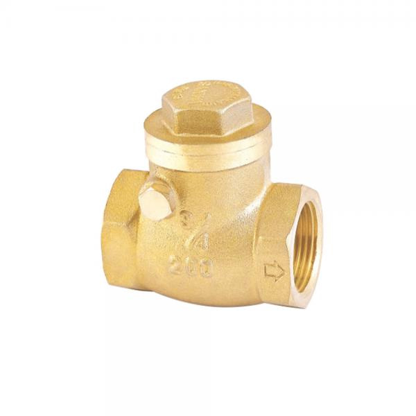 Quality Antiwear ODM One Way Vertical 1 Inch Brass Check Valve For Water Supply System for sale