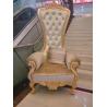 China Luxury Royal King Queen Throne Chairs factory