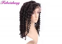 China Deep Wave Full Lace Wigs Kinky Curly Human Hair For Black Women factory