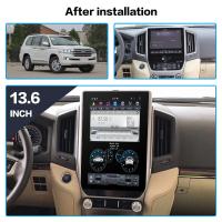 China 13.6 inch Toyota Sat Nav 1920*1280 Car Multimedia Player Android 9.0 factory