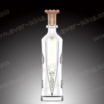 Quality 750ML Super White Glass ODM Brandy Glass Bottle for sale