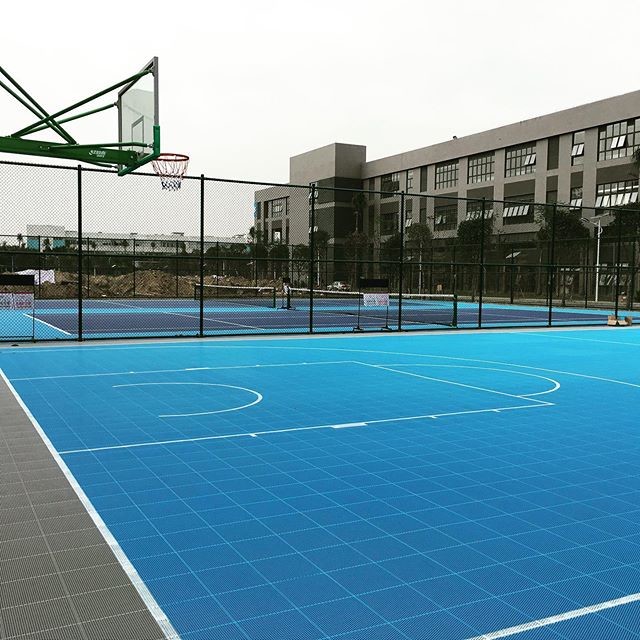 China Effortless Installation PP Polypropylene Tiles Floor System For Outdoor Courts factory