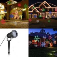 Buy cheap LED Light Moving Snowflake Landscape Laser Projector Lamp Outdoor Garden Xmas from wholesalers