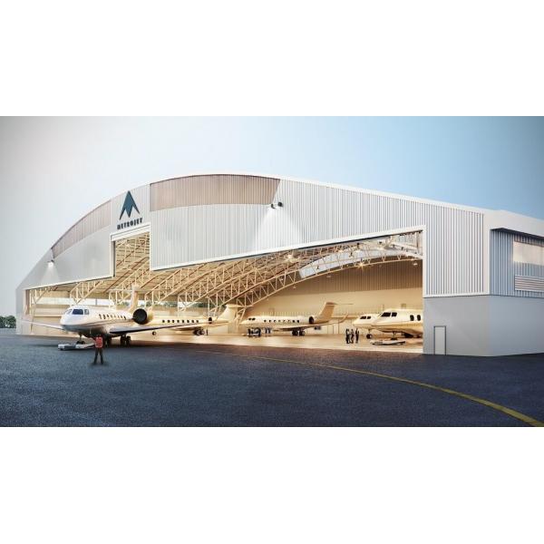 Quality Arch Roof System Structural Steel Prefabricated Hanger Project Supply Solution for sale
