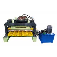 China Automatic High Speed Glazed Tile Roll Forming Machine Roof Tile Working factory