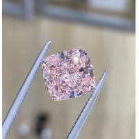 Quality Laboratory Lab Made Pink Diamonds Cushion Shape SI1-VVS1 for sale