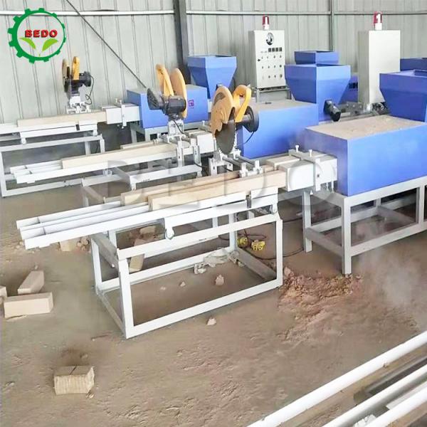 Quality 1500KG Sawdust Comressed Wood Pallet Block Making Machine Automatic 3-5MPa for sale