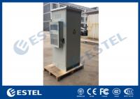 China 304 Stainless Steel Outdoor Telecom Cabinet Single Wall With Heat Insulation One Front Door factory