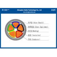 Quality Five Cores& Multi Cores Low Voltage Armoured Power Cable XLPE Sheated （LV/CU for sale