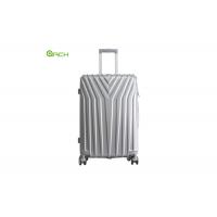 China 20 inch ABS PC hard sided suitcase with Double Spinner Wheels factory