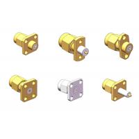Quality 50 Ohm RoHS Compliant Brass SMA Male Series Coaxial Connector for sale