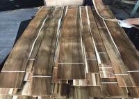 China Sliced Cut Natural Acacia Wood Veneer Panels For Cabinets Nonuniform Color factory
