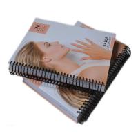 china A5 Smooth Spiral Bound Book , Non Permeable Planner Spiral Notebook
