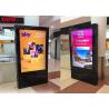 China 1920x1080 shop digital signage kiosk ISO9001 double sided lcd digital High brightness tft lcd display DDW-AD7001S factory
