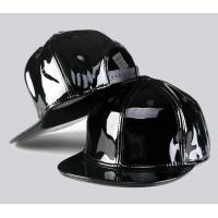 China Vintage light Black blank leather SNAPBACK Plain leather HAT CAP FOR SALE for sale