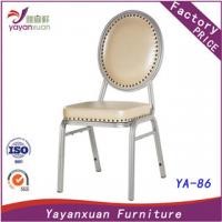 China White Leather Stackable Chair at Factory Price (YA-86) factory