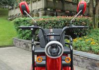 China 800W/1000W/1200W electric motor red color 3 wheel electric scooter for adults factory