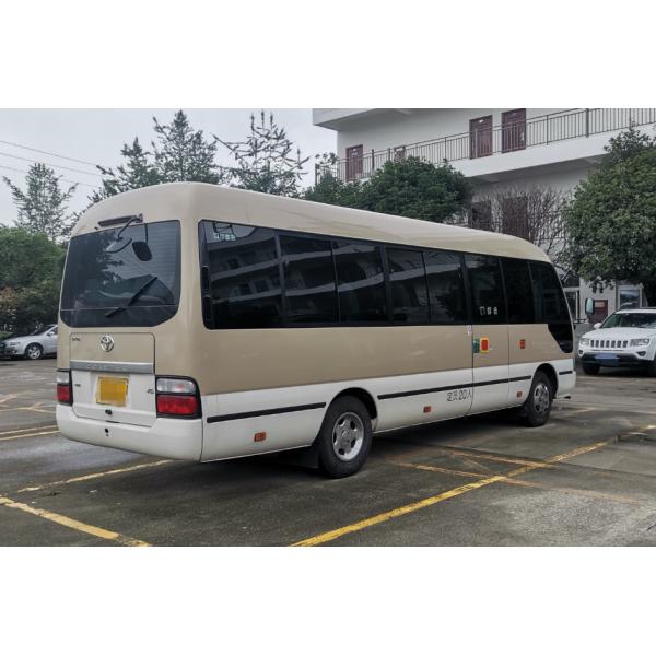 Quality Gasoline 23 Seater Coach Tour Bus Toyota Coaster 20 Seater for sale