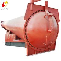 China 2*21m Large Autoclave For AAC Plant CE SGS Industrial Autoclave factory