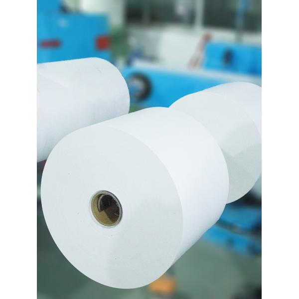 Quality Hot Melt Glue Coated Kraft Paper , Ordinary Sticky Waterproof Roll Labels for sale