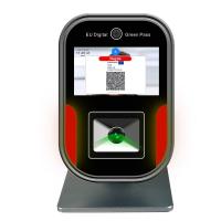 China 5 Inch LCD Display Russia EU Green Pass Scanner QR Code Scanner Reader factory