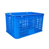 China Solid Box High Pressure Plastic Basket Crate Tray Pallet Box Food Grade Plastic Crates 520 x 360 x305 for sale