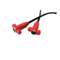 China Red Copper Material RS232 7 Pin Mini DIN Molded Communication Cable Ul Approved factory