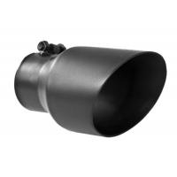 China Round Black Coated 3 Inch Exhaust Tip For Auto Tail Pipe factory