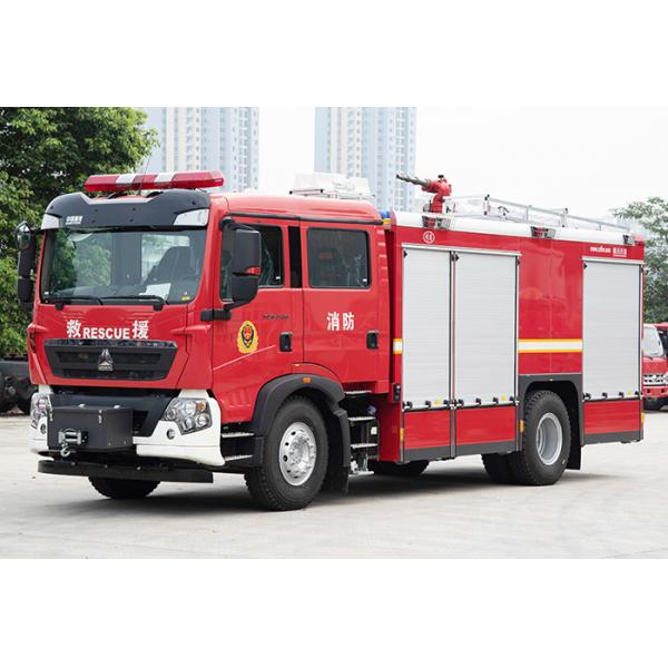 Quality Sinotruk HOWO 6T CAFS Water Foam Tank Fire Engine Specialized Vehicle Price China Manufacturer for sale