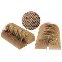 China OEM ODM Paper Honeycomb Core For Door With 20mm Cell Size factory