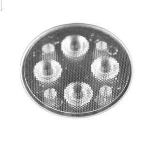 Quality IP65 24 Degree Par Can Lens , 35x6mm Hotel LED Headlight Lens for sale
