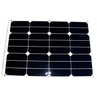 China 35W 12V Black Flexible Solar Panel, Ultrathin Ultra Lightweight, PERC Mono Solar Cells, for Campers, RVs, Boats,Cam factory