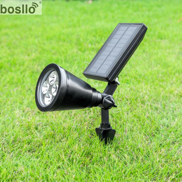 Quality IP65 Waterproof Outdoor Solar Security Lights 1W LED Garden Spotlights​ for sale