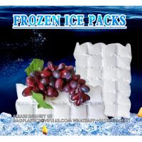 China Ice Pack Sheet Absorption Water Fabric Reusable Freezer Dry Ice Cold Packs Gel Packs For Fresh Food Delivery factory