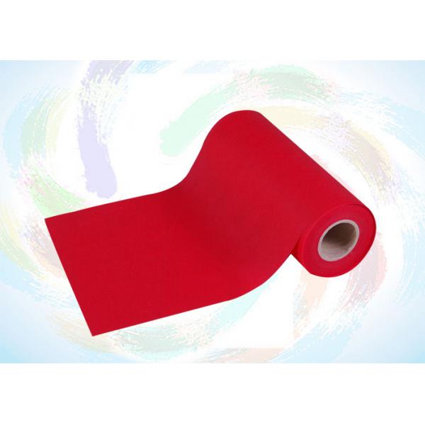 Quality Disposable Anti Slip Resistant / Hotel Slippers Fabric Non Woven Material for sale