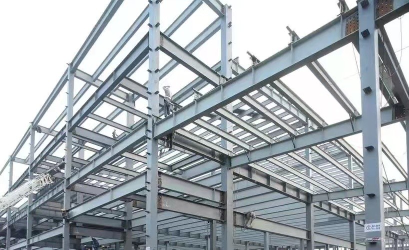 China Prefab Steel Structure Carpark System Metal Building Construction Projects factory