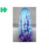 China Colorful Curly Natural Looking Synthetic Wigs Women Non Flammable factory