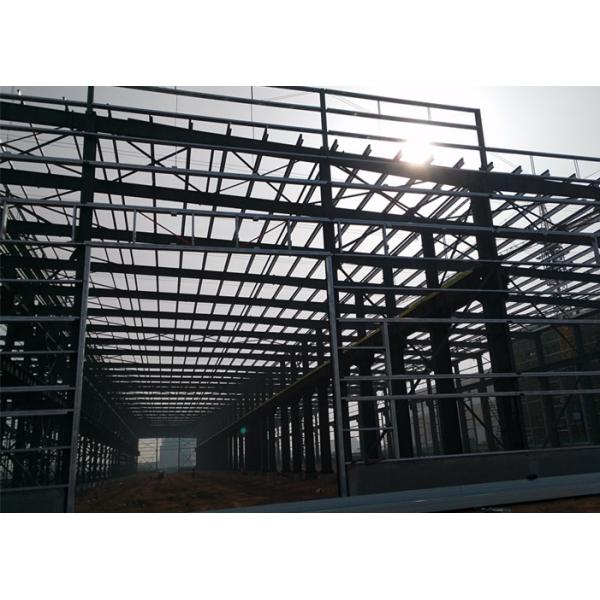 Quality Big Span Pre Engineered Metal Building Workshop With 150km / H Wind Load for sale