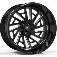 Quality Off Road Rims 24x12 and 24x14 Gloss Black Deep Lip Customized 4x4 Wheels Rim for sale