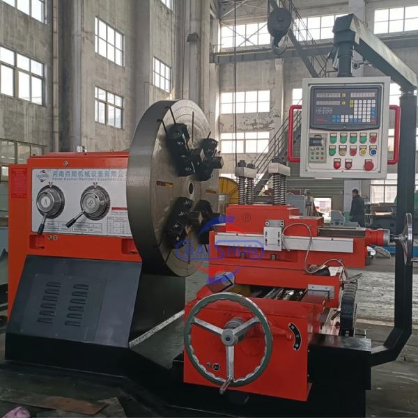 Quality CNC Big Head Face Lathe Machine Universal Tyre Mold Machining for sale